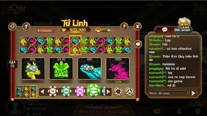 Tứ Linh IWIN là gì? Bí ẩn Long, Lân, Quy, Phụng
